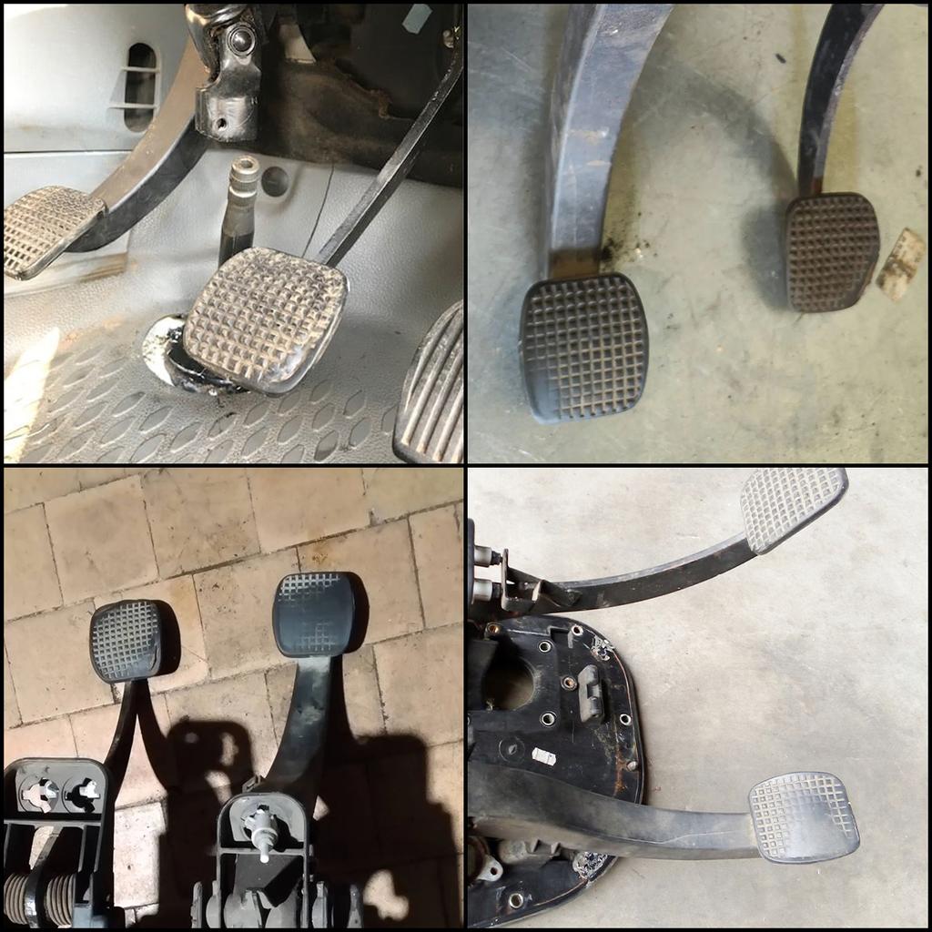 2pcs Clutch Brake Pedal Cover Rubber For Iveco Daily III IV V 2006 2007 2008 2009 2010 2011 2012 2013 2014 Replacement 500342221