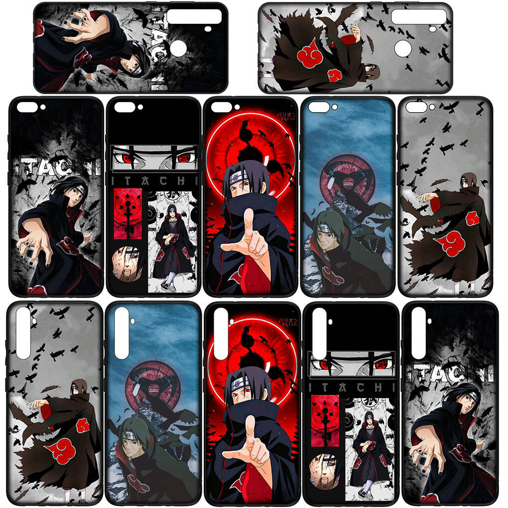 Case for iPhone 17 15 16 Plus Xiaomi Poco X7 X6 F8 F7 M8 C85 C75 C71 Redmi Note 14 12 11 13 Pro Max 14C 13C 15C Cartoon Itachi Uchiha Narutos Akatsuki