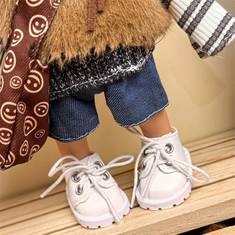 Spain Doll's Shoes Suitable For 24cm Potato Doll Mia Pu Leather Shoes Diy Casual Sports Shoe Toy Outfits(only Shoes)accessories
