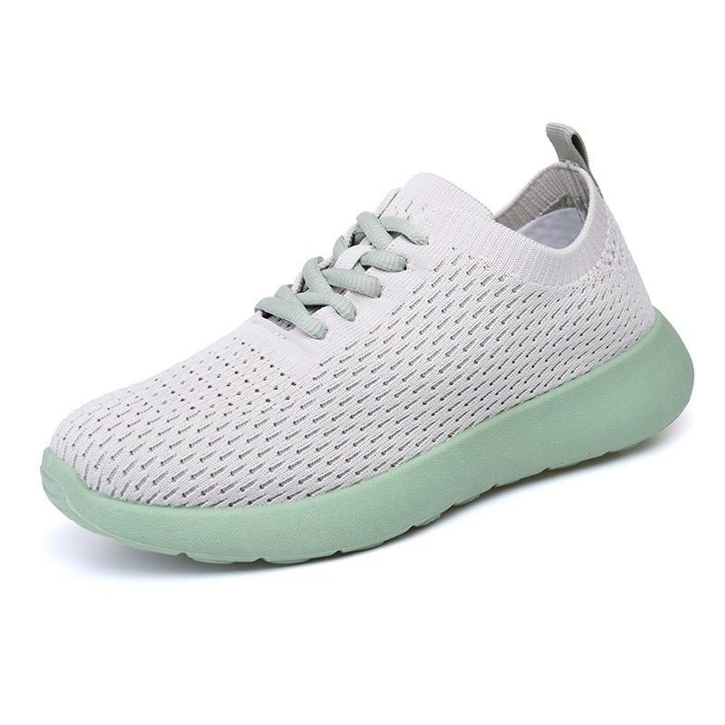 New Sports Shoes Women's Versatile Running Shoes Fly-woven Breathable Mesh Shoes Women's Mesh Casual Shoes