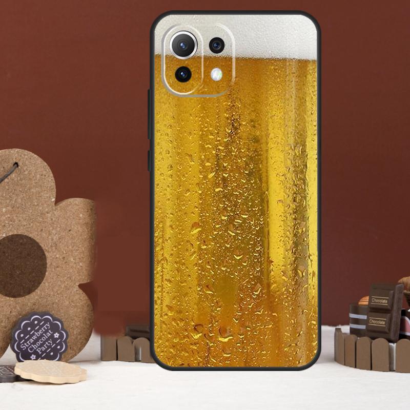 Beer Mug Beer Bubbles Case For Xiaomi 14 15 Ultra 15T 14T 13T 17 Pro Max POCO X7 Pro X5 X6 F5 F6 F7 F8 Ultra Cover