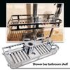 Dishes ABS Removable Stand Lifting Rod Bathroom Organization Shower Rack Storage Rack Soap Holder