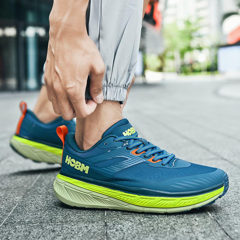 Fashion casual everything breathable trend thick soled sports shoes students high elastic shock absorption running shoes tide