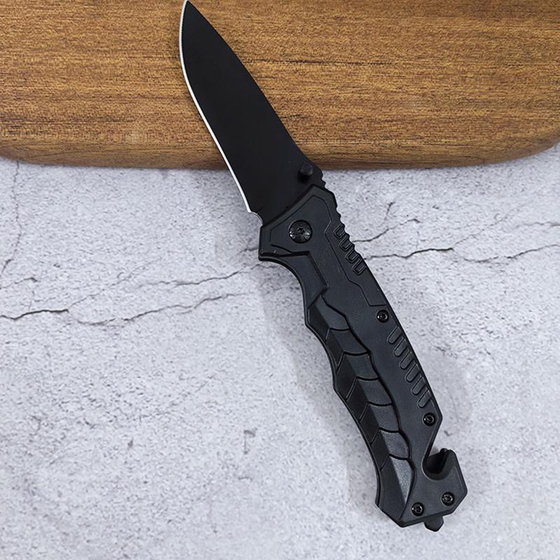 Mini Knife OutdoorOutdoor Camping Multipurpose ABS Stainless Steel Folding Emergency Survival