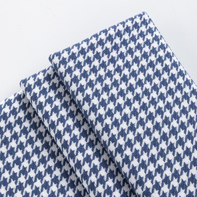 Houndstooth Polyester Linen-like Thick Sofa, Car Seat Cover & Pillowcase Fabric