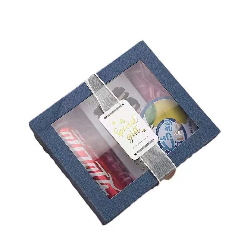 Transparent Lid and Base Gift Box for Bridesmaid, Lipstick, Birthday, Christmas & New Year Gifts