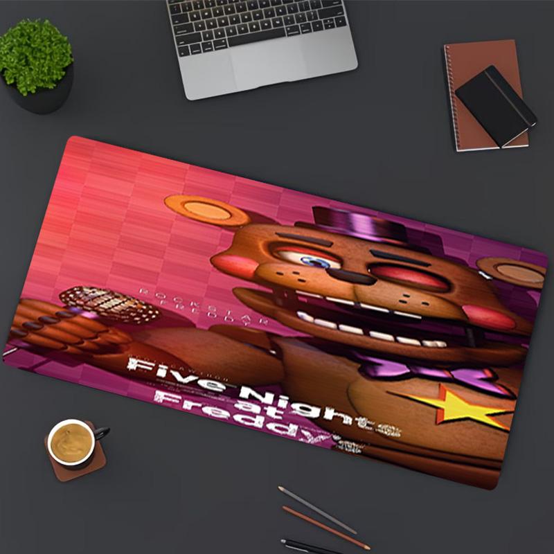 Five Nights at Freddy's Print Musemåtte, til Tastaturmåtte Bærbar PC Måtte til Kontor Hjemmebrug, Skrivebordsdekoration, Perfekt Fødselsdagsgave til Gamere