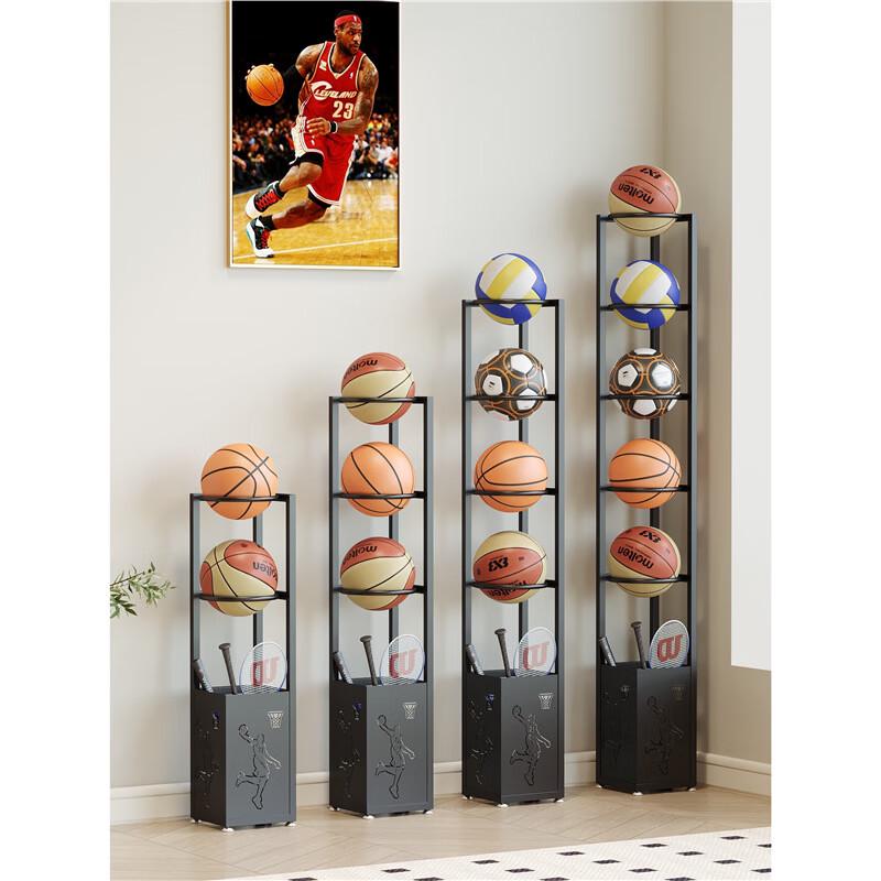 Kids 3-Layer Corner Sports Ball Storage Rack