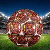 Football Team Print Size 5 Soccer Ball, PU Wear Resistant Football for Match Training and Daily Practice, Birthday Gift for Soccer Fans