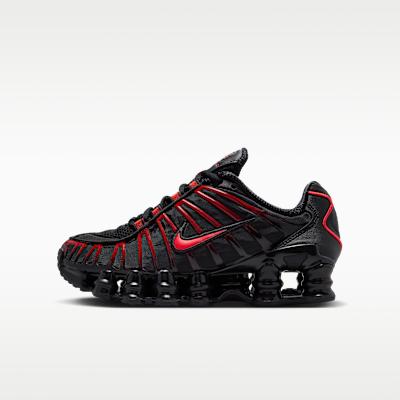 Nike Shox TL Черный Светло-Красный (GS) 39