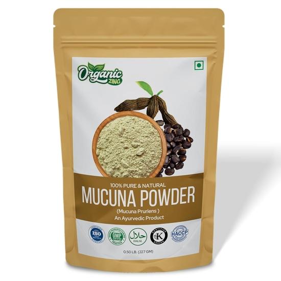 

Organic Zing Mucuna Powder 227g (Mucuna Pruriens) | Natural Herbal Supplement | Pack of 1-8oz