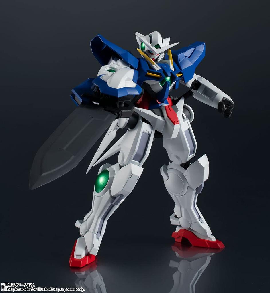 TAMASHII NATIONS GUNDAM UNIVERSE Mobile Suit Gundam 00 GUNDAM EXIA 150 mm bemalte bewegliche Figur GN-001 ca.. ABS und PVC