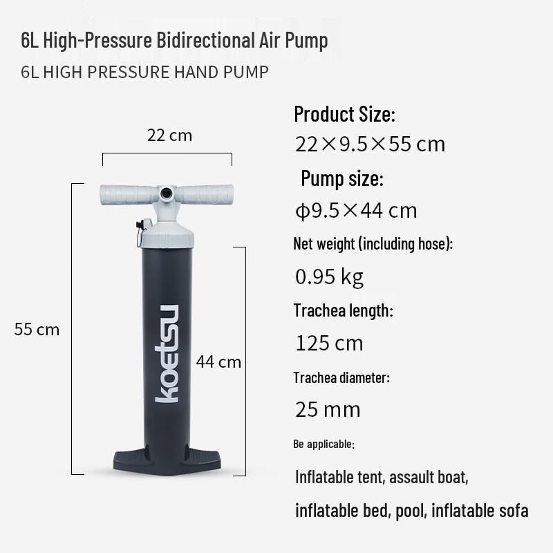 High-Pressure Double Action Manual Air Pump