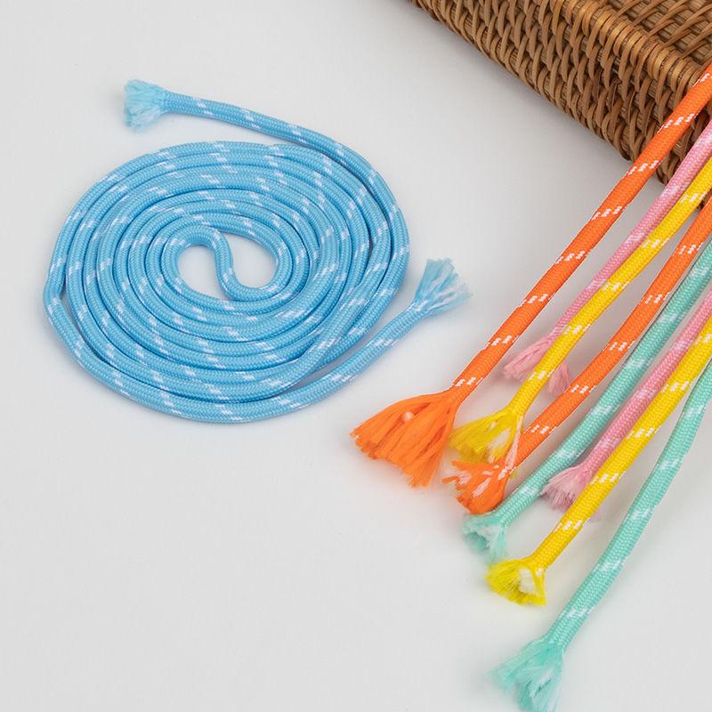 Diy Hand-Woven Mobile Phone Bag Lanyard With 5Mm Thick Colored White Dot Round Cord