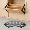 Three Layer Shoes Drawer Cabinet Hinge Flip Frame Heavy-Duty Stainless Steel Black Flip Frame Hardware Shoe Storage Assembly