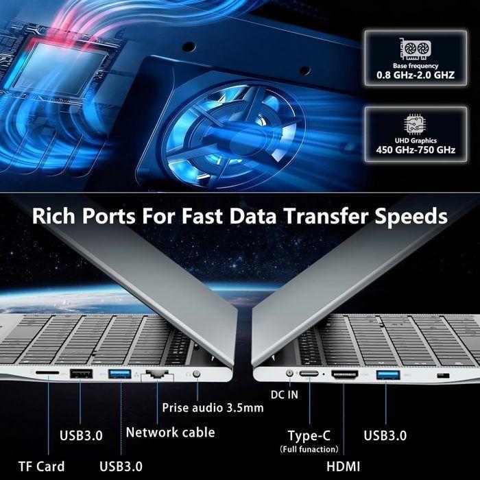 PC Portable Gamer | Core i9-11900H - RAM 16Go - 512Go SSD- 15,6" FHD IPS - Win 11 Pro Ordinateur Portable
