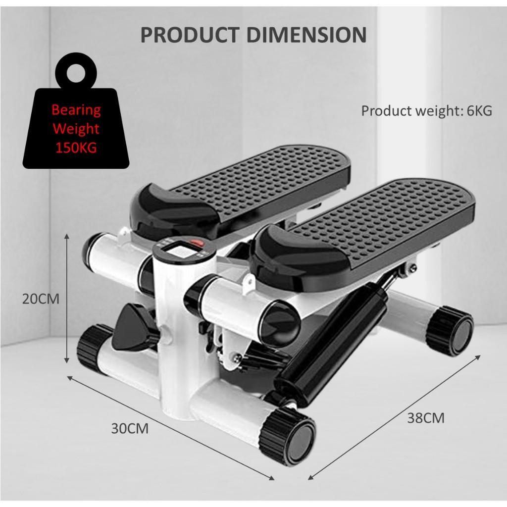 

38x30x20cm Portable Fitness Exerciser Equipment Mini Stepper With LCD Monitor New