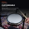 Roland Cm Premium Feel and Enhanced Playability Triple Piezo Sensor Hard Rubber Rim Improved Hoop Design Compatible with a Wide Range of Roland PD-12P