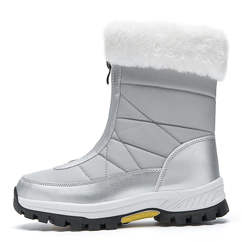 35–42 Damen-High-Top-Baumwollschuhe, große, rutschfeste, wasserdichte Damen-Schneestiefel für den Außenbereich