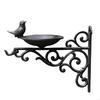 Nordic Styles Cast Iron Bird Feeder Wall Mounted Wild Bird Feeding Station Ornaments For Garden Balcony Yard Decoration P9YB
