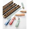 Keychain Strip Leather Tag Leather Template Wooden Punching Die Cutting Mold Teardrop Keychain Holder Leather Mold Craft