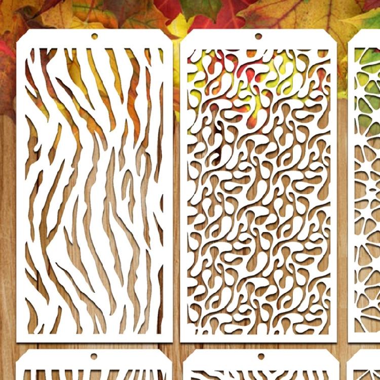 Artistic Reusable Stencil Template Design Tool With Friendly PET Materials For Multiple Medium Painting Applications