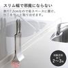 Shimomura Kikaku Knife Stand Smart Tower [Made in Japan] Holds 2 to 3 knives, Space saving, Slim width, Depth 7.2cm, Stylish, Simple, Fashionable, Sta