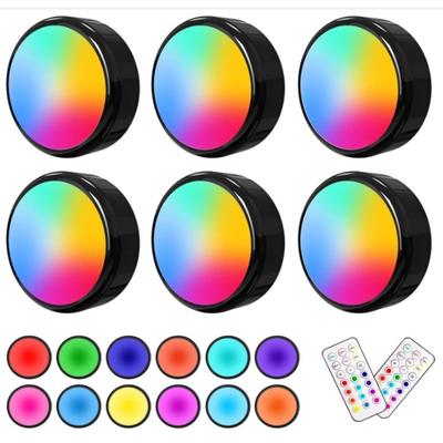 16-Color RGB Spotlight with Remote Control Cabinet Light Wine Cabinet Light Touch LED Pickup Light Ambient Light Smart Sensor Light