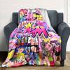 Vibrant Fashion Fiesta Throw Customizable Blanket Personalized Name Comfortable Perfect For Sofa Couch Office Bed Picnics Four Seasons Multipurpose