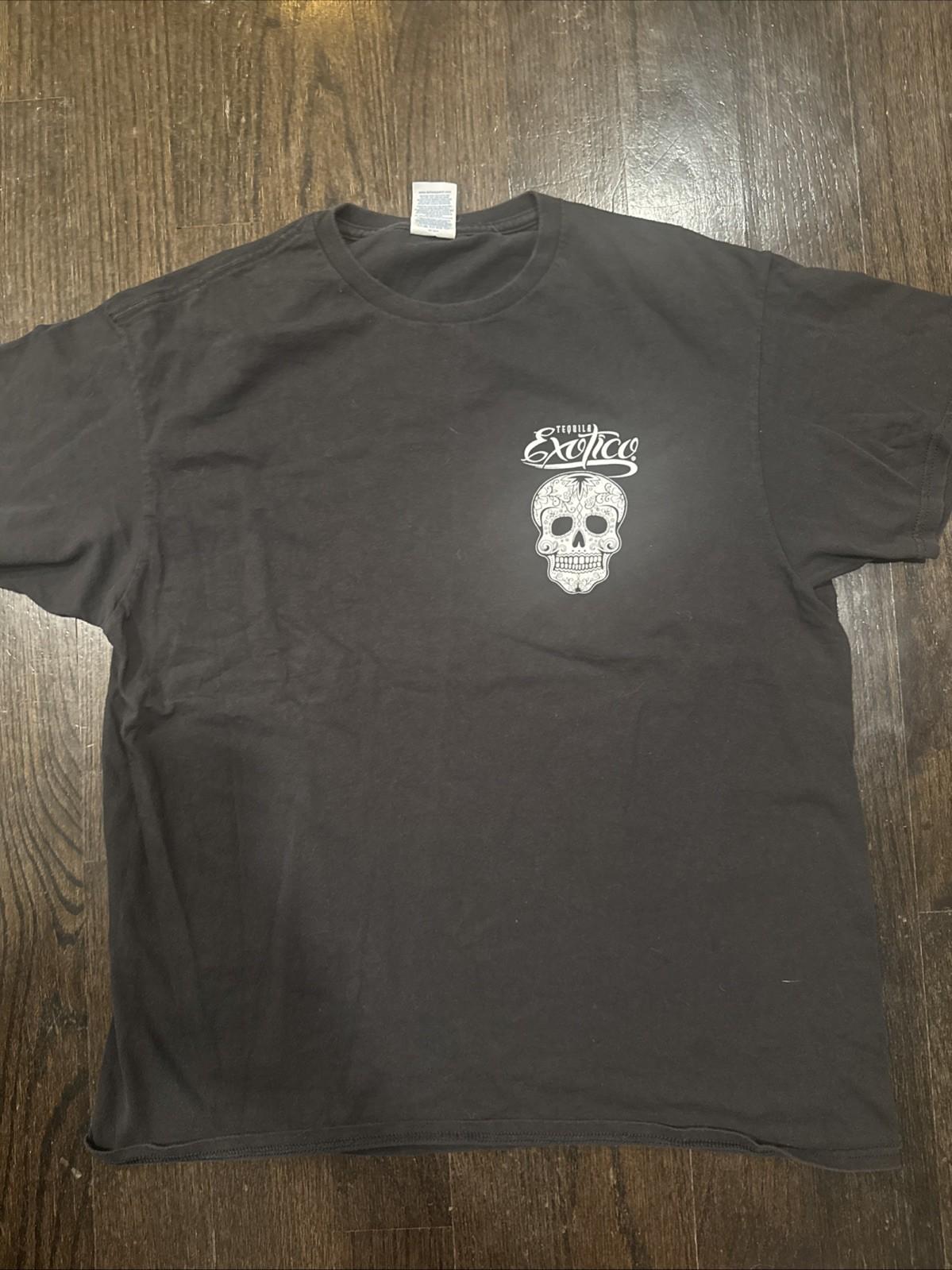 Футболка Tequila Exotico Sugar Skull - Бирка Delta - Размер L S разноцветный