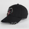 Dad Hat Creative Piercing Ring Baseball Cap Punk Hip Hop Caps Cotton Adult Casual Solid Adjustable Unisex Caps