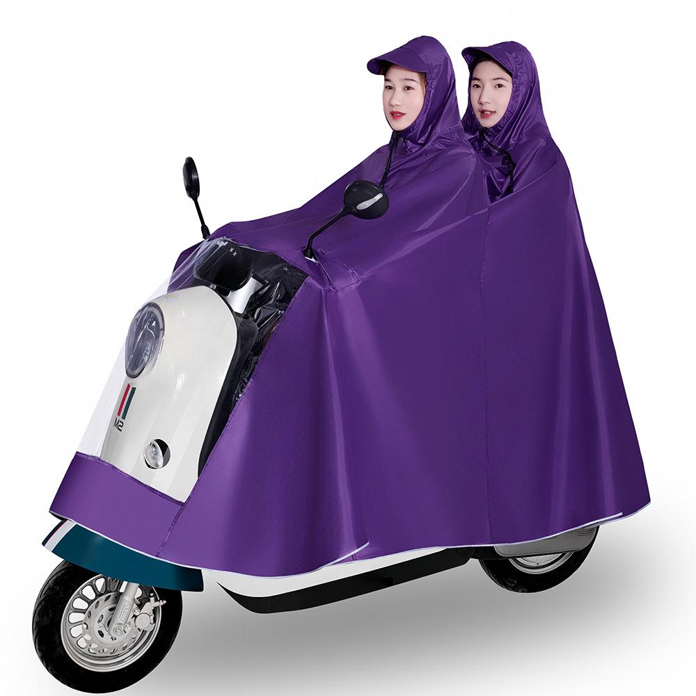 Unisex Full-Body Rain Cape for Electric Scooter or Motorcycle Riders