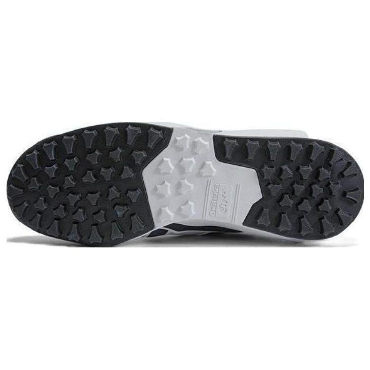 Onitsuka Tiger Big Logo Trainer Leather Casual Sports Shoes Unisex sneaker Gray Black 1183B774-100