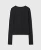 Daibeuinumeon Layered Double Henley Neck Long Sleeve (Black)