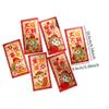 6 Pieces Chinese Lunar Year Red Envelopes Pockets Snake Hong Bao Gifts Spring Festival