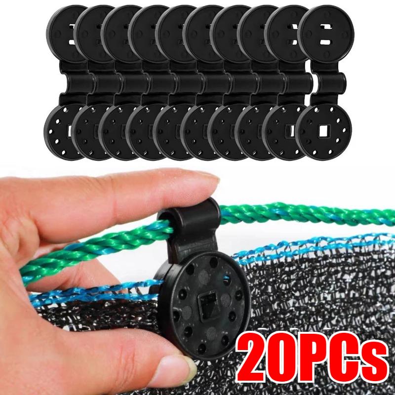 20~200PCs Shade Cloth Clips Shade Fabric Clamps Accessories Grommets For Net Mesh Cover Sunblock Fabric In Garden Greenhouse