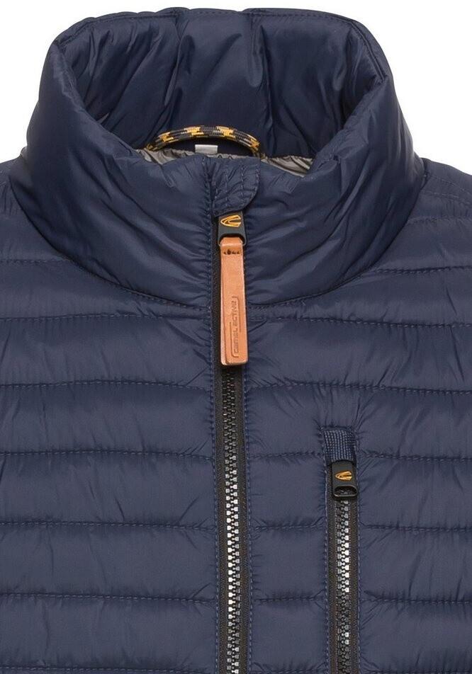 Winter Jacket Camel Active Quilted Jacket with Zip and Pockets Navy