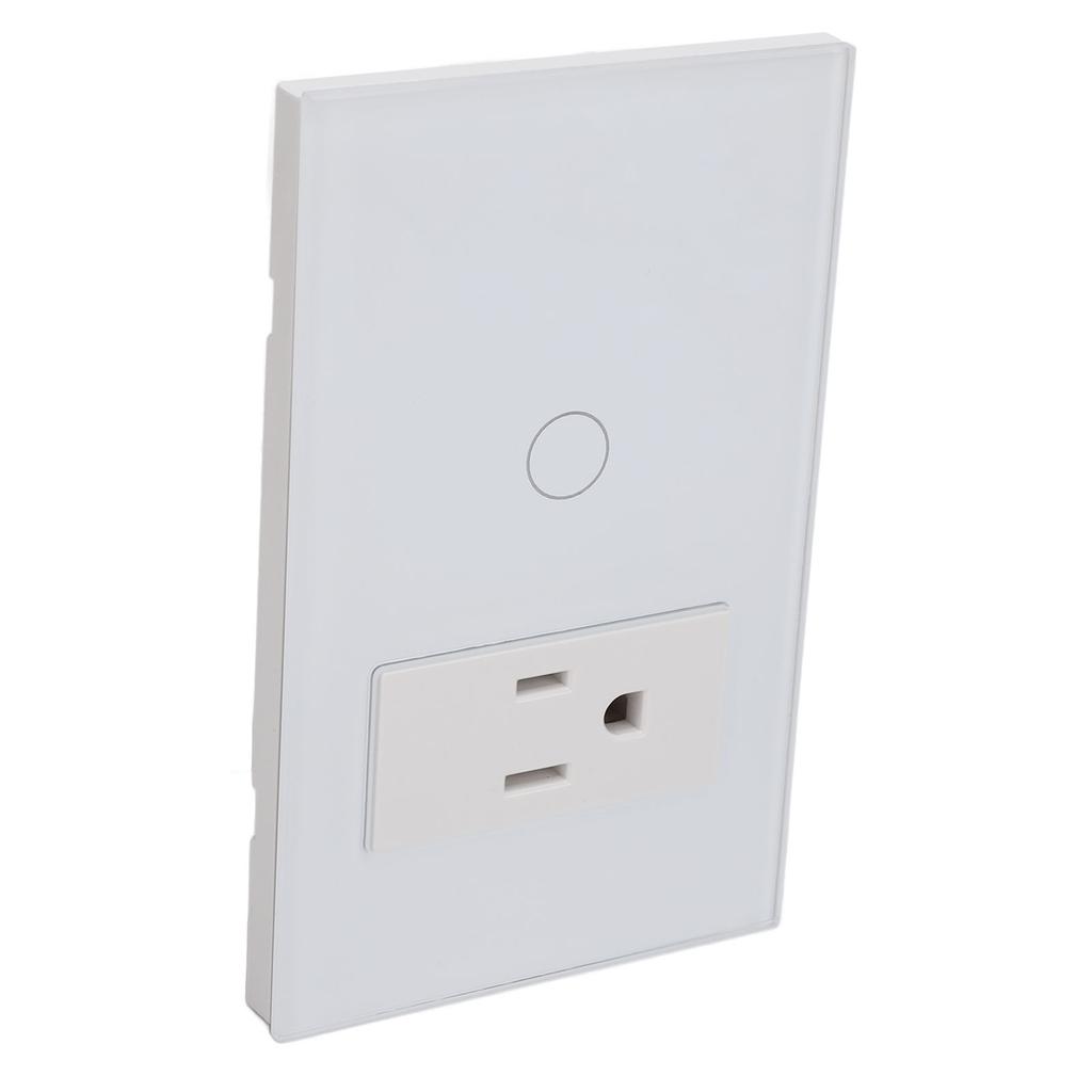 Smart Switch WiFi Phone Remote Fire Zero Control with   3 Holes Socket Touch Light Switch for Home