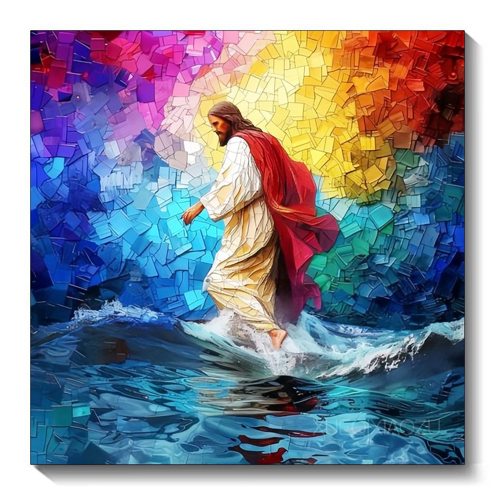 Jesus Religion Diamond Painting Cross Stitch Kits Mosaic Embroidery Home Decoration 5D DIY Art New Arrivals