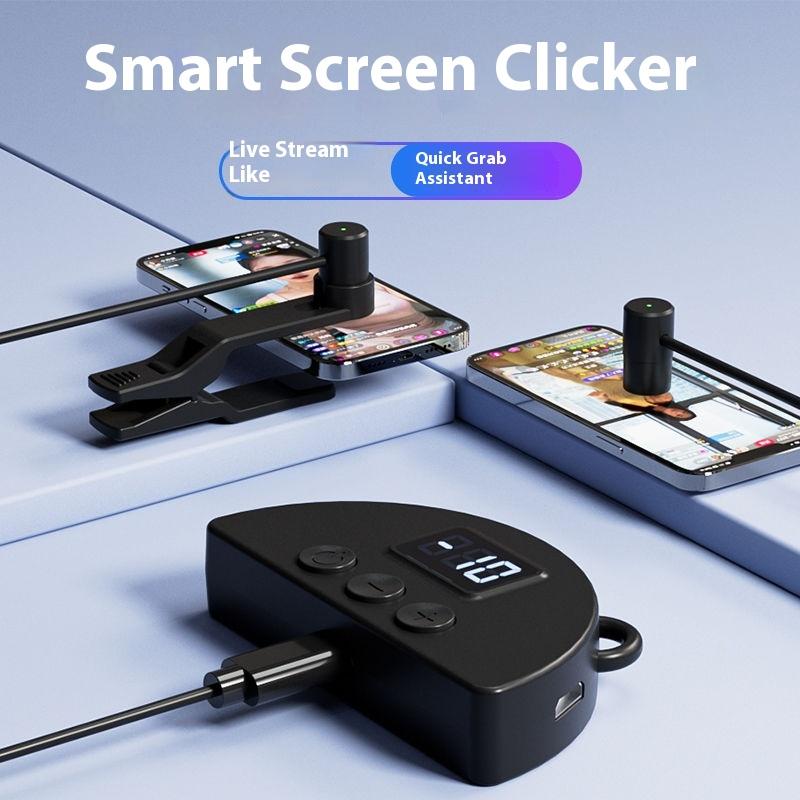 Click To Adjust Screen Clicker for Live Streaming Automatic Screen-clicking Device Game Auto-clicker Continuous Clicker