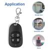 5-50pcs 433MHz Remote Control Universal Garage Remote 4 Buttons Duplicator Controller Replacement Wireless Car Keys for Garage