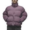 Jordan Solid Color Mandarin Collar Zip Jacket Women Outerwear Purple FB5150-508