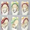 Handmade Plush Cat Ear Headband Anime Cosplay Girl Kawaii Costume Accessory Soft Furry Hairband