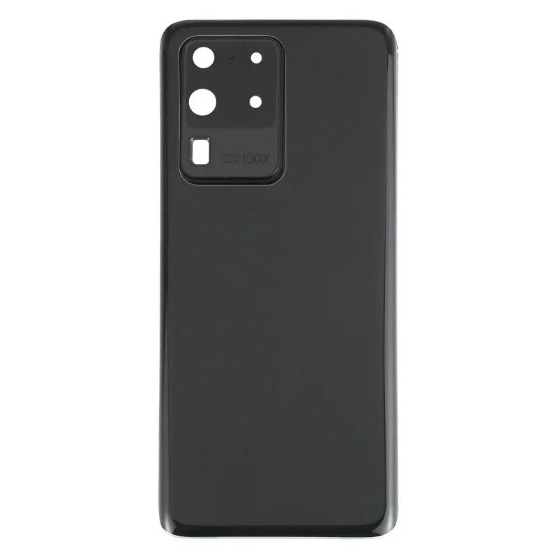 Cache arrière de batterie pour Samsung Galaxy S20 Ultra avec cache objectif photo Remplacement du boîtier arrière du téléphone