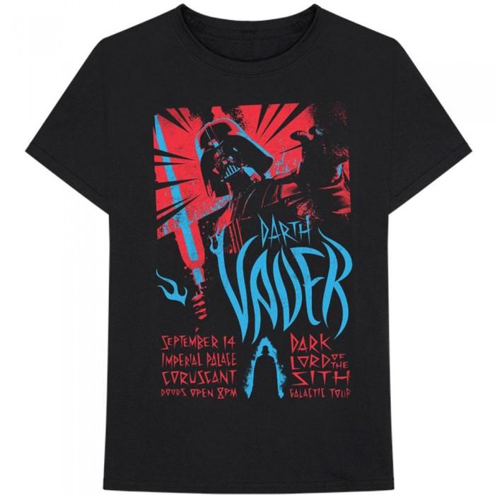STAR WARS Camiseta unissex adulta Rock One Darth Vader de algodão S preto