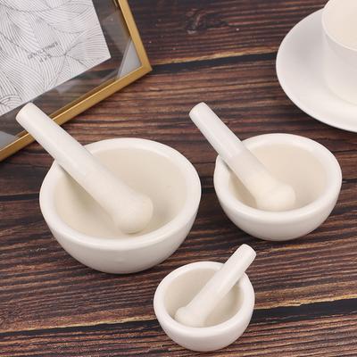 60/80/100Mm Harç Pestle Baharat Kırıcı Seramik Kase Sert Gıdalar Biber Zencefil