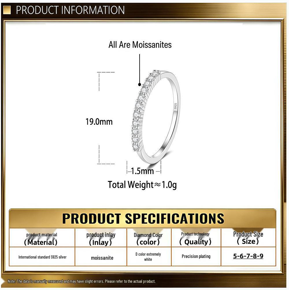 S925 Sterling Silver Simple Fashion Ring – Everyday Versatile Commuting Accessory