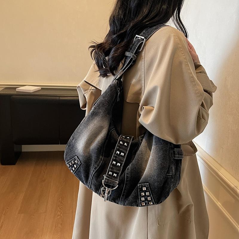 Torba Kowbojska Damska Duża Pojemność Podpachowa Pierogowa Torba na Ramię