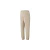 Adidas Solid Color Drawstring Knit Sports Pants Men Bottoms Beige IN9468