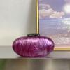 Acrylic Pearl Texture Oval Box Bag Women Minimalist Chic Evening Crossbody With Lock Interior Phone Pocket